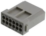 HEAVY DUTY CONN, MODULE, PLUG, 12POS