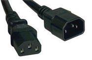 POWER CORD, IEC C14/IEC C13, 3FT, 10A