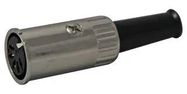 SOCKET, FREE, DIN, BAYONET, 5WAY