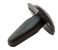 MINI MOUNT BUTTON BLK 2.5-4MM THICK