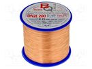 Coil wire; double coated enamelled; 0.15mm; 0.25kg; -65÷200°C BQ CABLE