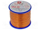 Coil wire; double coated enamelled; 0.2mm; 0.25kg; -65÷200°C BQ CABLE