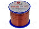 Coil wire; double coated enamelled; 0.8mm; 0.25kg; -65÷200°C BQ CABLE