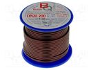 Coil wire; double coated enamelled; 1.5mm; 0.25kg; -65÷200°C BQ CABLE