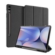 Dux Ducis Domo PU Leather Case with Stand for Samsung Tab S10+ / S9+ / S9 FE+ - Black, Dux Ducis