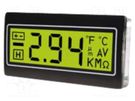Voltmeter; digital,mounting; -200÷200mV; on panel; LCD; 3,5 digit TDE INSTRUMENTS