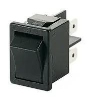 SWITCH, DPST, BLACK, NO MARKING