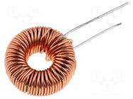 Inductor: wire; THT; 220uH; 140mΩ; Inductor: toroidal; 3A; Ø: 16mm FERROCORE