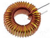 Inductor: wire; THT; 68uH; 5A; 55mΩ; Inductor: toroidal; Ø: 26mm TALEMA