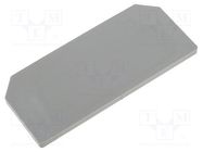 Bottom compenstaion plate; grey; polyamide PHOENIX CONTACT