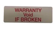PRE PRINTED LABEL, VINYL, 12 X 38MM/PK90