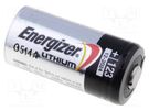 Battery: lithium; 3V; CR123A,R123; non-rechargeable; Ø17x34.2mm ENERGIZER