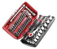 SOCKET, 1/4' SET WITH R.360 RATCHET