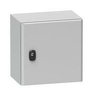 ENCLOSURE, WALL MOUNT, STEEL, LIGHT GREY