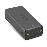 Powerbank SBS TTBB30000PD20K 30000 mAh 2 x USB-C 2 x USB-A - black, SBS