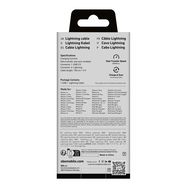 SBS TECABLEUSBIP589W USB-A - Lightning Cable - White, SBS