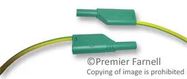 TEST LEAD, GRN, YELLOW, 500MM, 1KV, 32A
