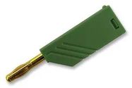 TEST PLUG, 4MM, GREEN, KUN