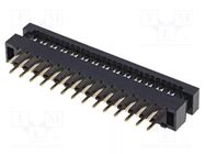 Connector: IDC; PIN: 28; THT; for ribbon cable; 2mm; 2x14; 1mm CONNFLY