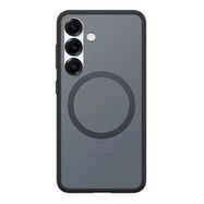 Spigen Capella GP-FPS931PGBJW Silicone Case with MagFit Magnetic Ring for Samsung Galaxy S25 - Black, Samsung