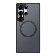 Spigen Capella GP-FPS938PGBJW Silicone Case with MagFit Magnetic Ring for Samsung Galaxy S25 Ultra - Black, Samsung