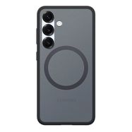 Spigen Capella GP-FPS936PGBJW Silicone Case with MagFit Magnetic Ring for Samsung Galaxy S25+ - Black, Samsung