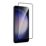 Puro Frame Tempered Glass with Black Frame for Samsung Galaxy S25 / S24, Puro