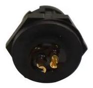 CIRCULAR CONNECTOR, PLUG, 2 WAY, PANEL
