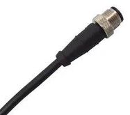 CIRCULAR CABLE ASSY, 5 WAY, 1M, BLACK