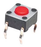 TACTILE SWITCH, SPST, 0.05A, 24V, THD