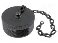 Protection cover; external thread,threaded joint; olive; MS/DS AMPHENOL