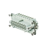 Contact insert (industry plug-in connectors), Female, 500 V, 16 A, Number of poles: 16, PUSH IN, Size: 6 Weidmuller