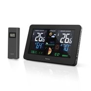 Hama Premium Weather Station with USB - Black, Hama