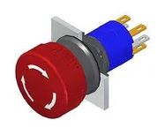 SWITCH, E-STOP, 1CO, TURN RESET, FASTON