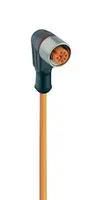 LEAD,PVC, M12 R/A SKT-FREE END,4P,2M
