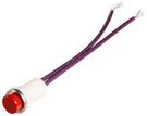 LAMP, INDICATOR, INCANDESCENT, 16MM, RED