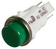 LAMP, INDICATOR, INCANDESCENT, 16MM, GREEN