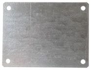 ENCLOSURE BACK PANEL, ALUM, 14.8"X12.9"