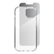 ZAGG IF Defense Bundle Case for iPhone 16e (2025) / 15 / 14 / 13 - Transparent, Zagg