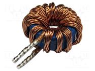 Inductor: wire; THT; 15uH; 10A; 8.56mΩ; Inductor: toroidal; Ø: 21mm FERYSTER