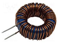 Inductor: wire; THT; 100uH; 1.6A; 123mΩ; Inductor: toroidal; W: 9mm FERYSTER