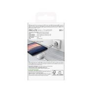 Puro PROLITE 30W USB-A / USB-C wall charger + USB-C - USB-C cable 1.2m - white, Puro