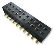 CONNECTOR, RCPT, 18POS, 2ROW, 1.27MM
