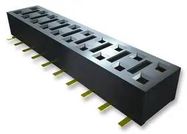 CONNECTOR, RCPT, 18POS, 2ROW, 2.54MM