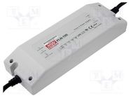 Power supply: switching; LED; 95.85W; 27VDC; 3.55A; 90÷264VAC; IP64 MEAN WELL