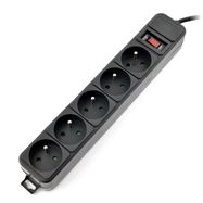 Power Strip Akyga AK-SP-05A black - 5 sockets - 1,8m