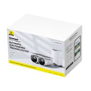 Baseus Security S1 Pro Dual 3K Outdoor Surveillance Kit (2 Cameras) – White, Baseus