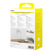Baseus Palm 30W USB-C USB-A Wall Charger - White, Baseus
