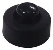 FEET, ROUND, TPE, SCREW, BLACK, PK40