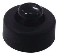 FEET, ROUND, TPE, SCREW, BLACK, PK40